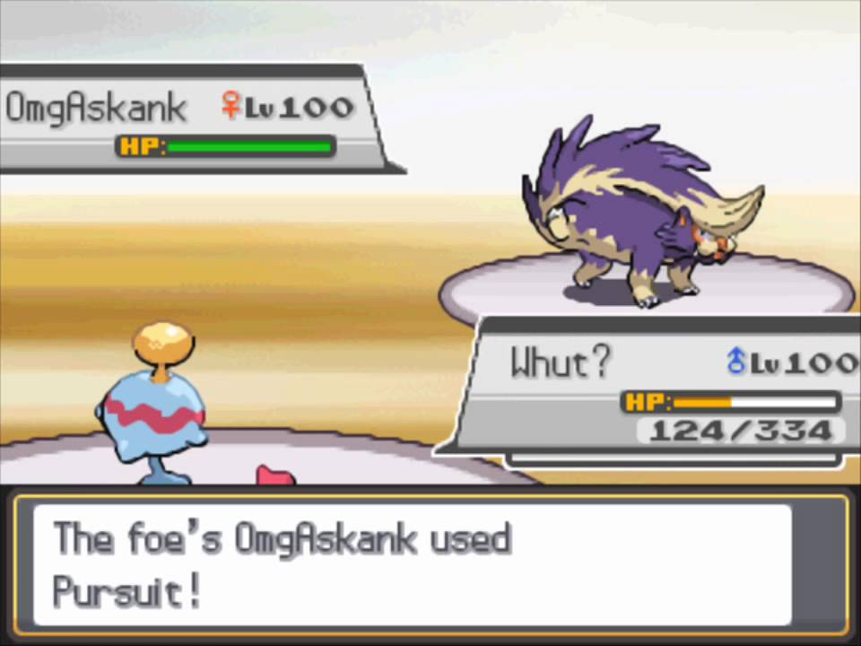 Wi-Fi Battle #105 Biolizard1 versus FrostyPixie