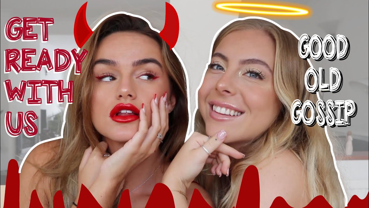 GET READY WITH US - SIMPLE HALLOWEEN GLAM w/ MYLEE BEAUTY | Syd and Ell