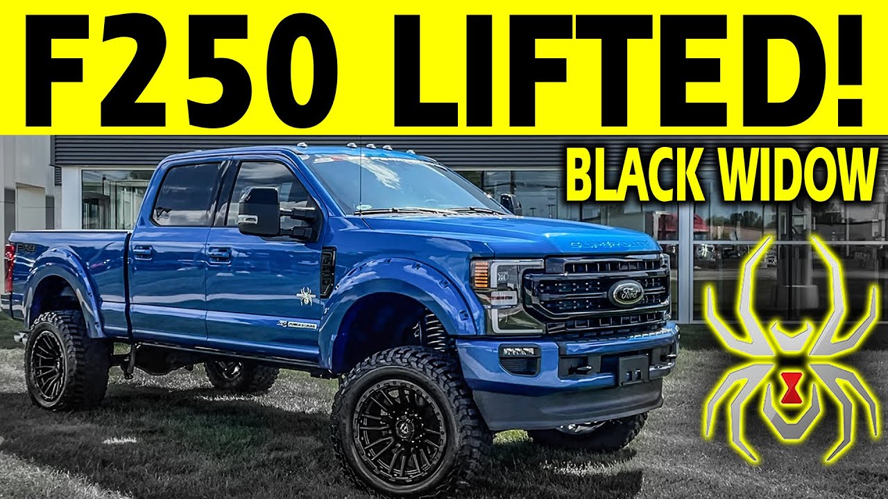FORD F250 2021 года: ПОДНЯТ! (Чёрная Вдова) Обзор экстерьера и интерьера