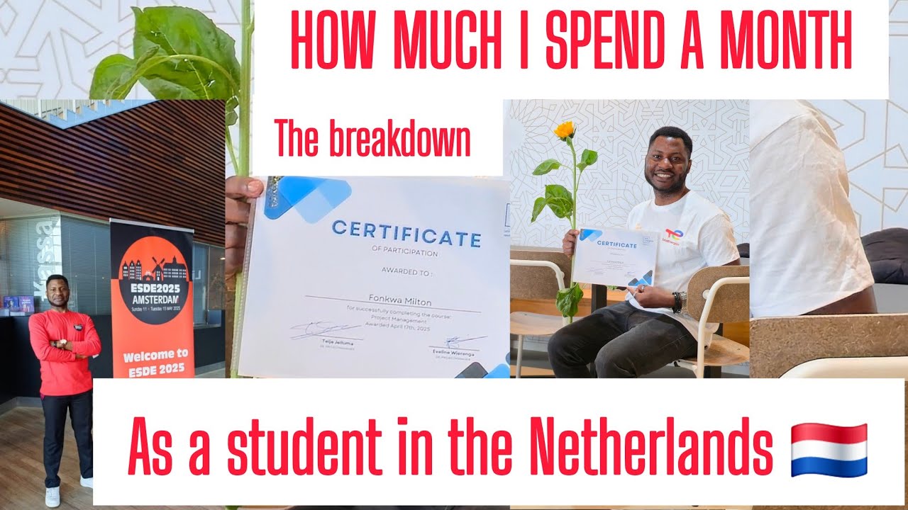 How much i spend a month as a student in the Netherlands 🇳🇱 |Days in my life in Netherlands