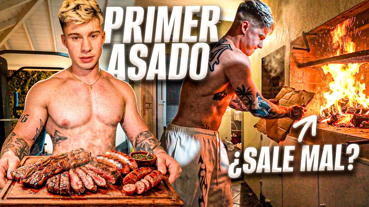 HICIMOS NUESTRO PRIMER ASADO