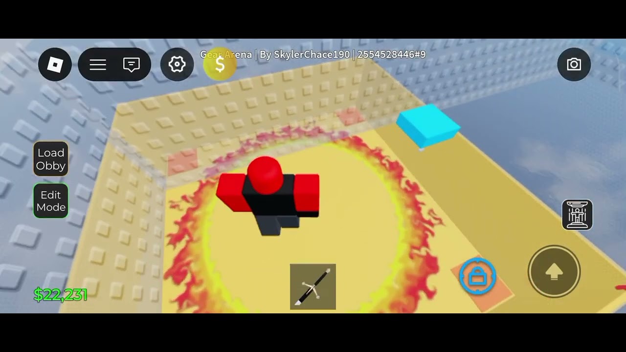 gear arena showcase in obby creator 