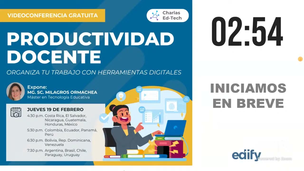 Edify Latam | Productividad Docente: Organiza tu Trabajo con Herramientas Digitales