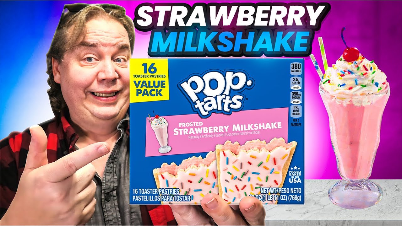 Pop-Tarts Frosted Strawberry Milkshake - REAL Review