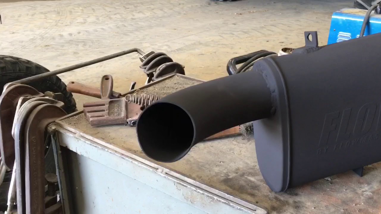 $50 DIY Polaris RZR aftermarket exhaust