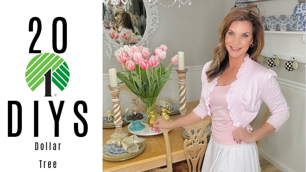 🌿20 DIY DOLLAR TREE EASTER SPRING COTTAGE DECOR CRAFTS🌿