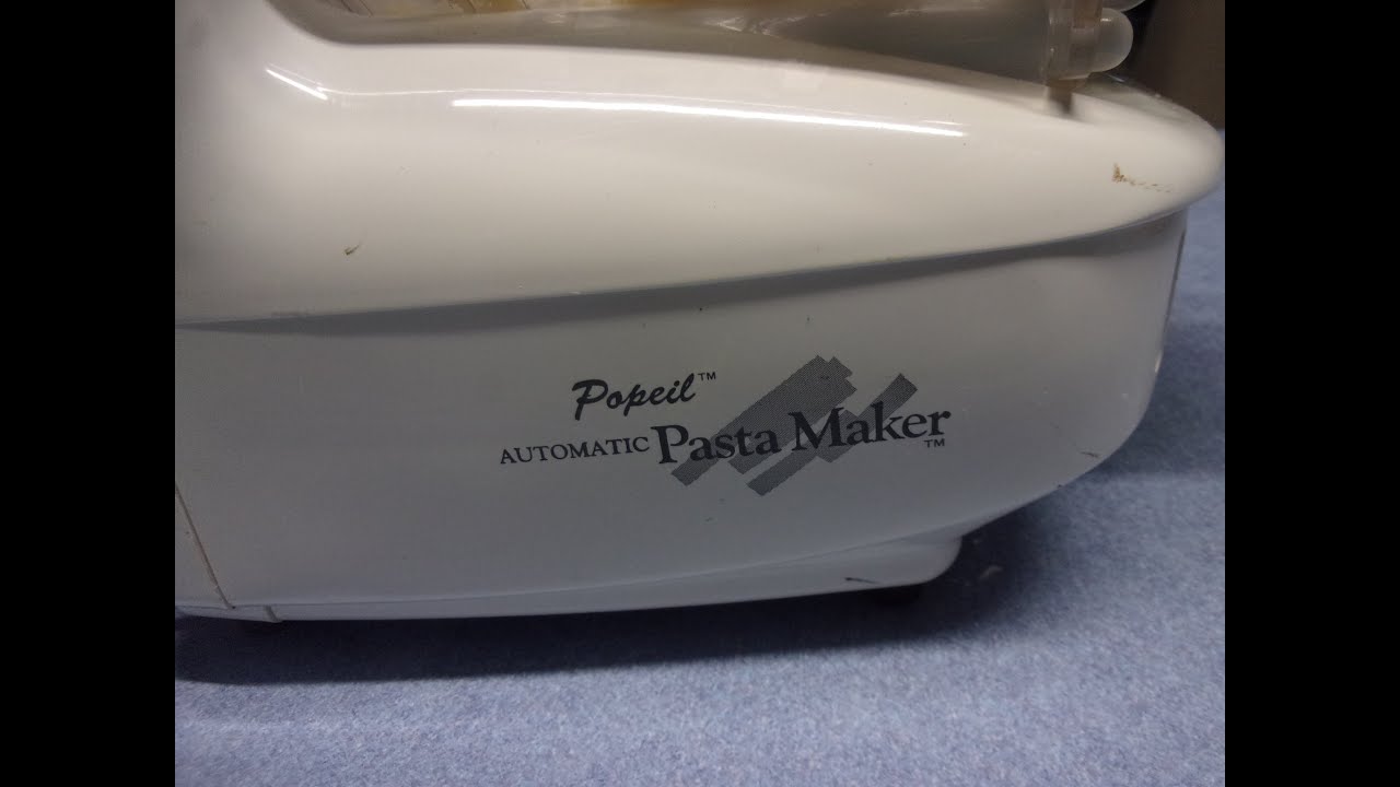 thrift store gadget test popeil pasta maker