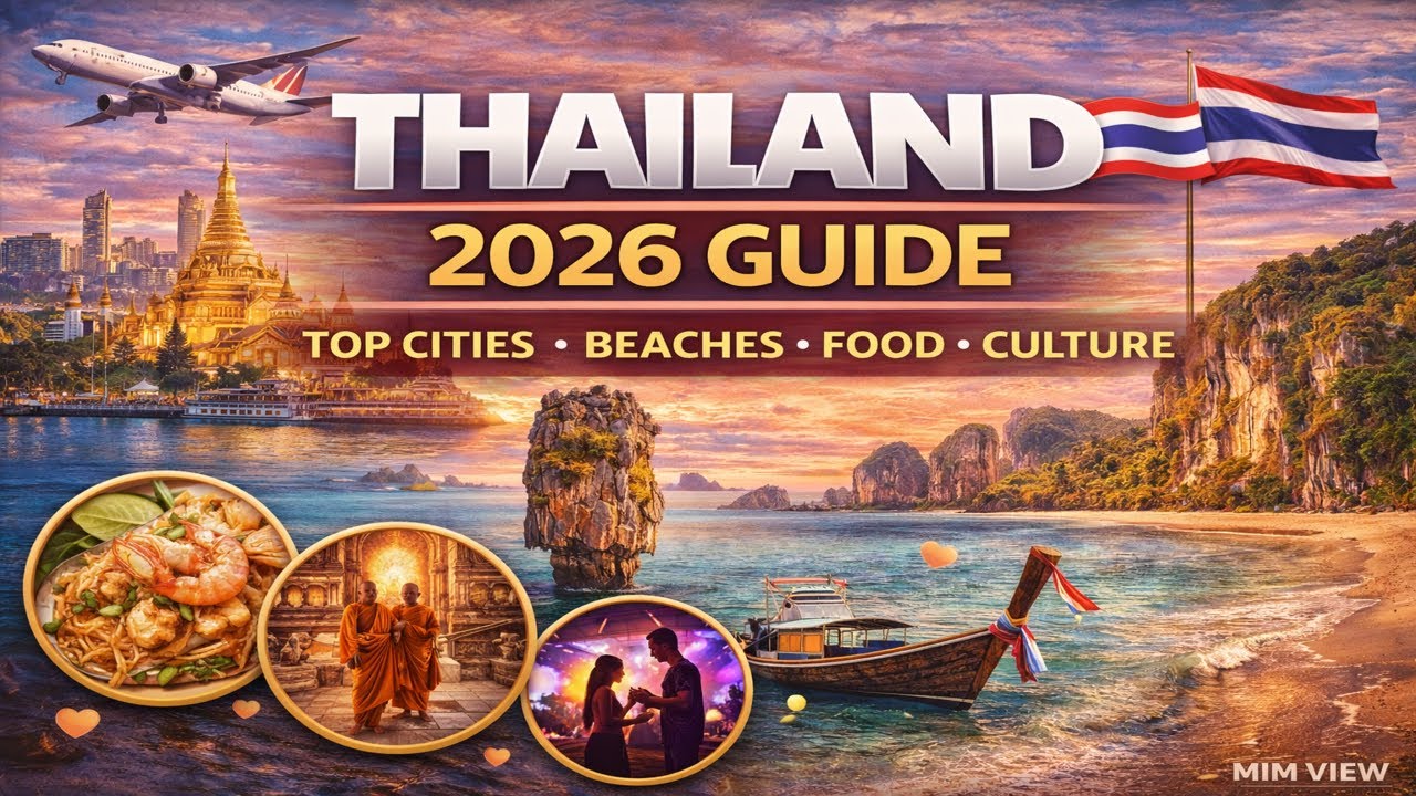 Thailand 2026 🇹🇭 Ultimate Travel Guide | Cities, Beaches, Food & Culture