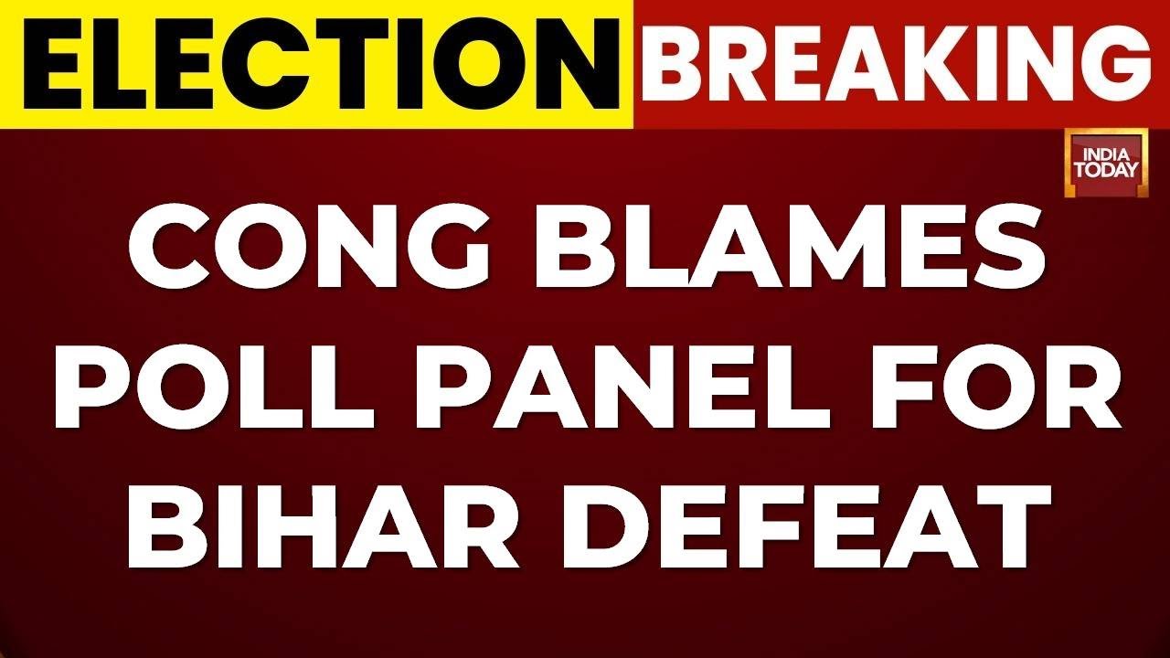 Breaking: Congress Blames Election Commission For Bihar Defeat, Alleges CEC Deleted 65 Lakh Votes