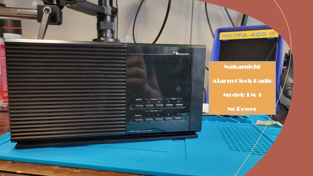 (Ремонт) Радиобудильник Nakamichi TM-1, нет питания