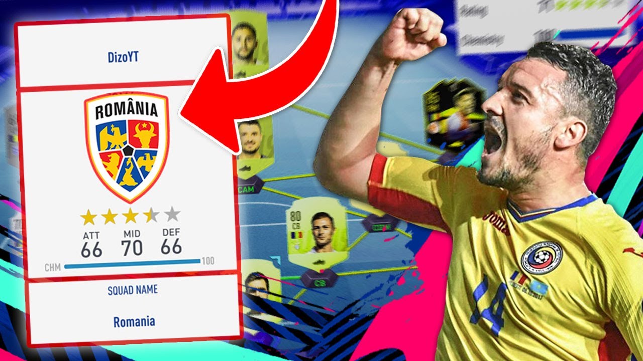 JOC cu ECHIPA ROMANIEI PE ULTIMATE TEAM !!! FIFA 19 ROMANIA