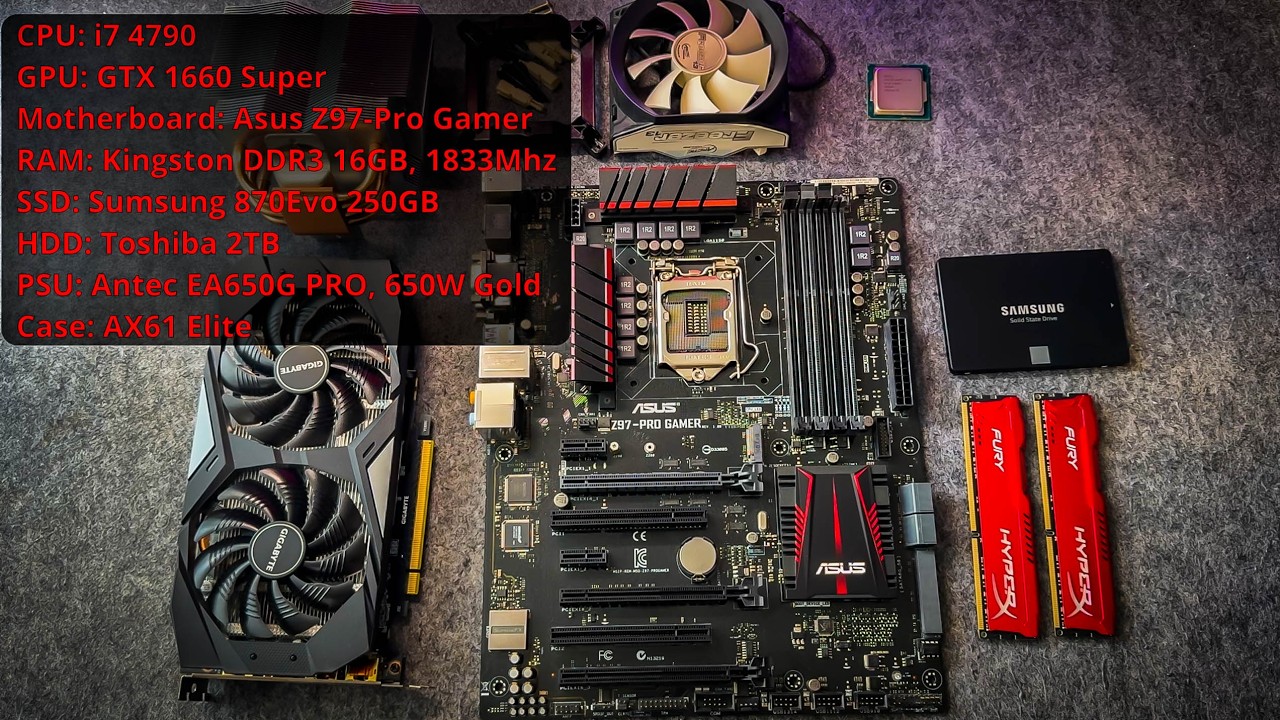 Building & Benchmarking an i7-4790 + GTX 1660 SUPER PC in 2026 | Fortnite, CS2, Apex & PUBG