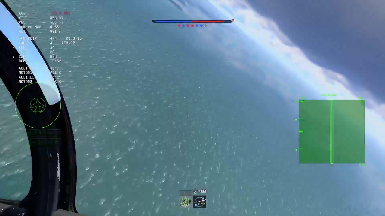 WAR THUNDER iraf F-14A sim