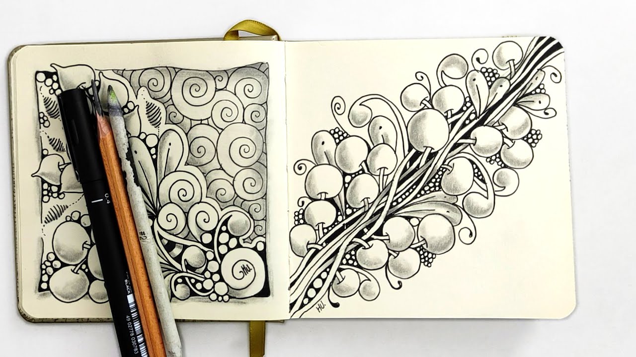 Easy Zen Doodle for Beginners: Mini Zentangle Art & Tangle Designs
