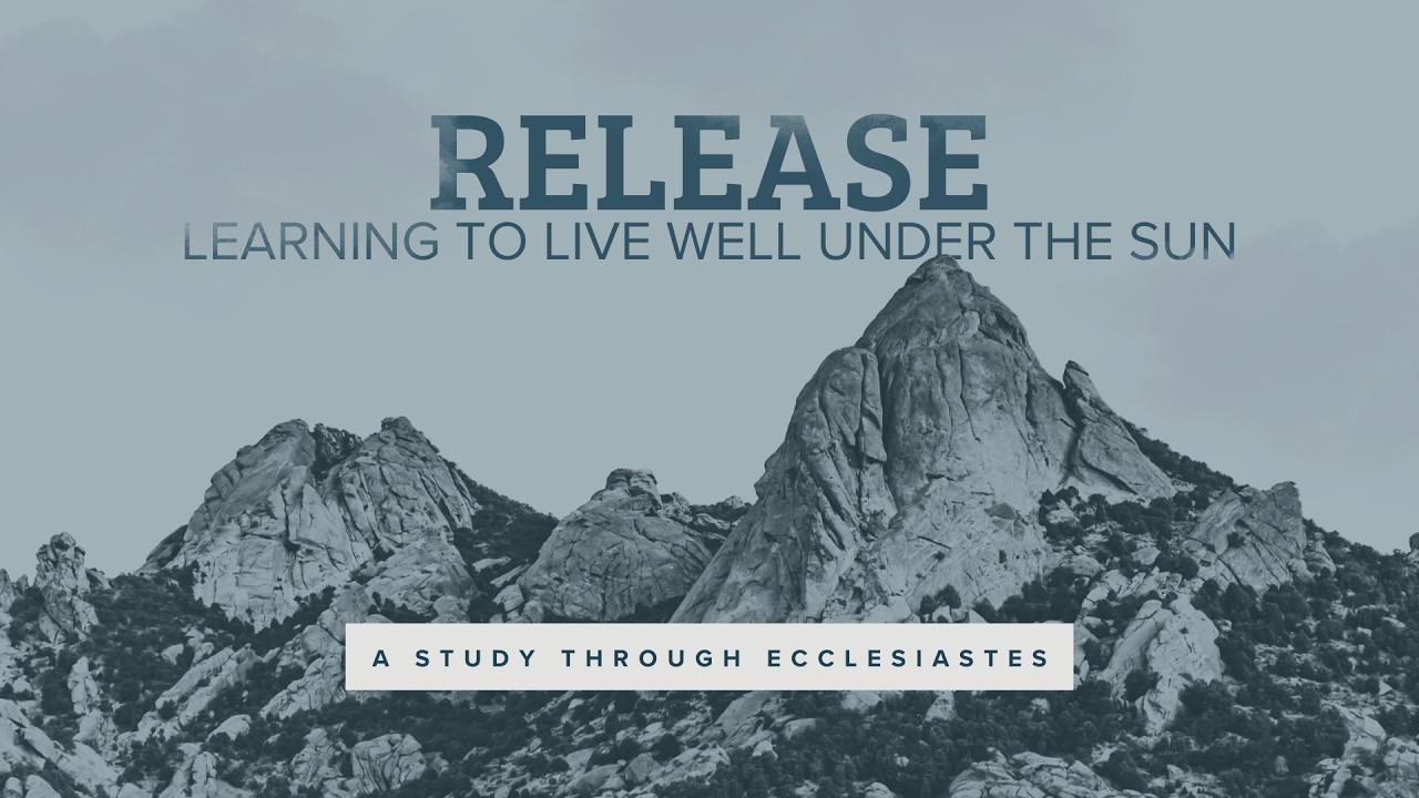 (Ecclesiastes 6: 1-12 ) 7.  Living With Limits: The Stress of Appetite