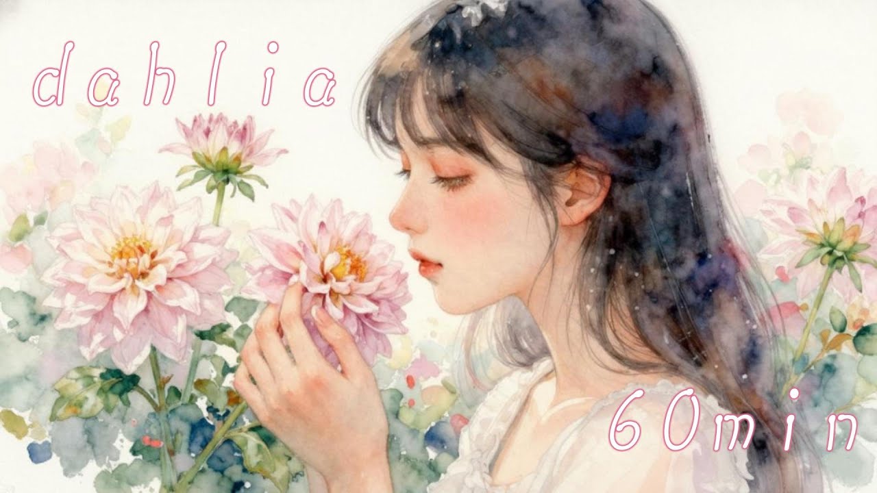 【60min ver】dahlia【作業/勉強/配信/フリーBGM】