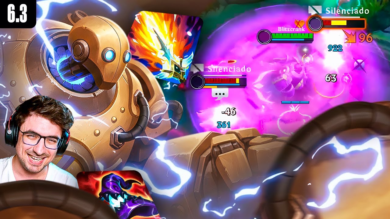 ¡IMPARABLE! BLITZCRANK AP Wild Rift: 100 a 0 en 1 Gancho