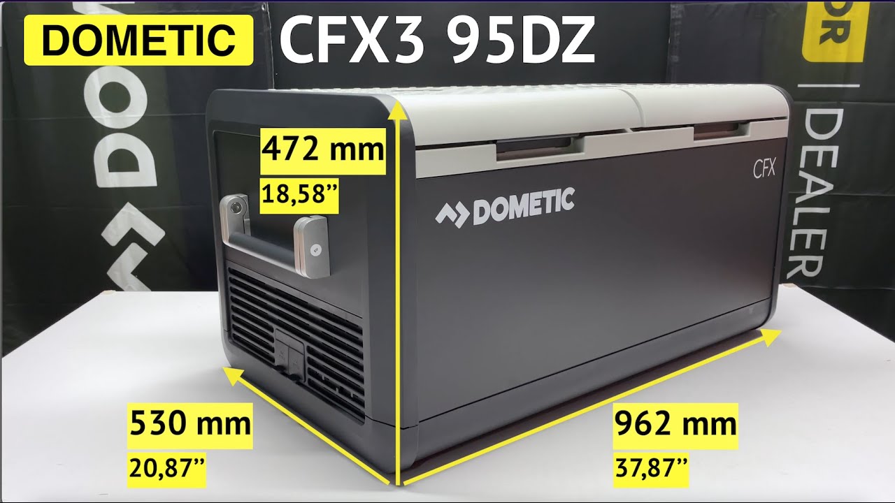 Dometic CFX3 95DZ Мобильный двухзонный компрессорный холодильник, 93 л