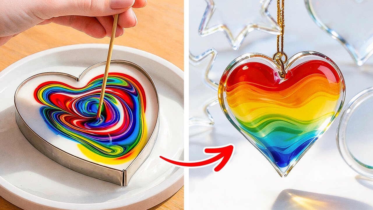💖 สร้างสรรค์วันวาเลนไทน์ด้วยสีสัน! 🌈 DIY ของขวัญและตกแต่งที่ง่าย