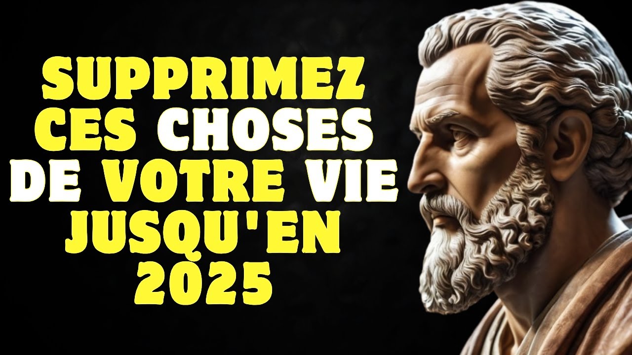 14 choses que vous devriez éliminer discrètement de votre vie d'ici 2025 | Stoïcisme