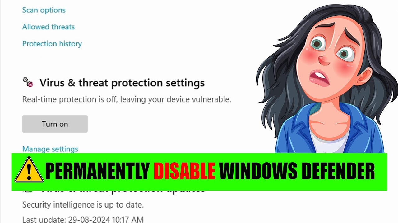 How to permanently disable windows defender from windows 11 2024