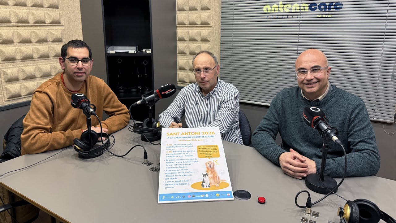 Roquetes i Jesús celebraran conjuntament, per 34a vegada, la Festa de Sant Antoni