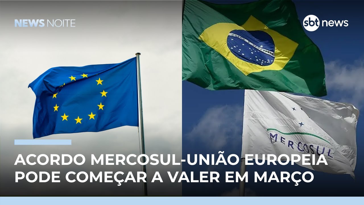 Acordo Mercosul-União Europeia pode entrar em vigor provisoriamente | #JornaldoSBTNews