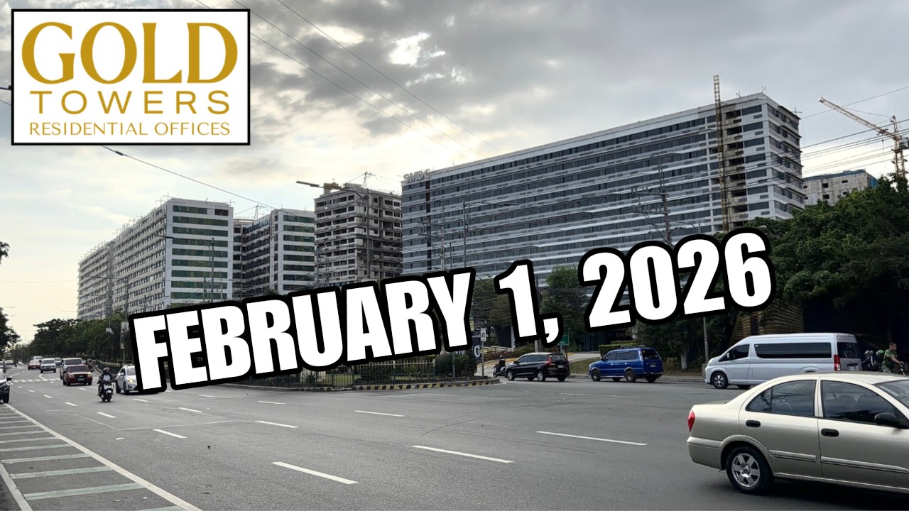 SMDC GOLD CITY NAIA 1 PARANAQUE l CONSTRUCTION UPDATES l FEB. 1, 2026
