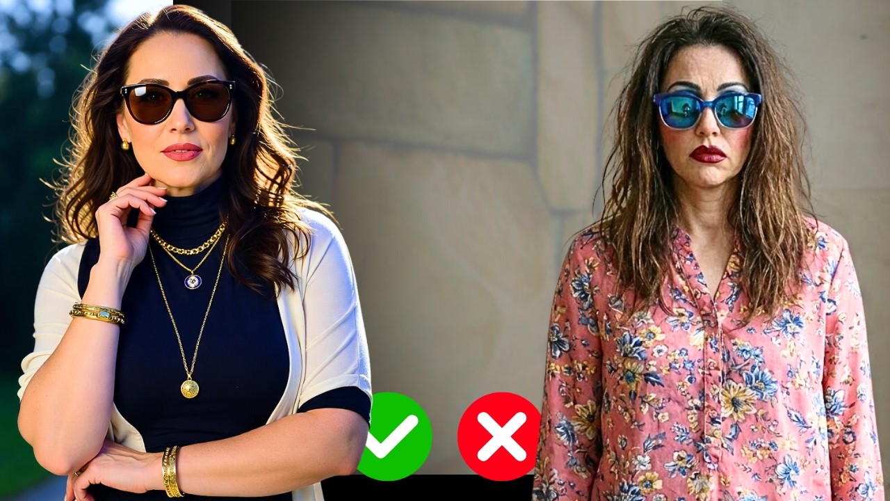 10 STILSKIH TAJNI za ŽENE 50+ sa ŠIROM STRUKOM — IZGLEDAJTE ELEGANTNO i VITKIJE