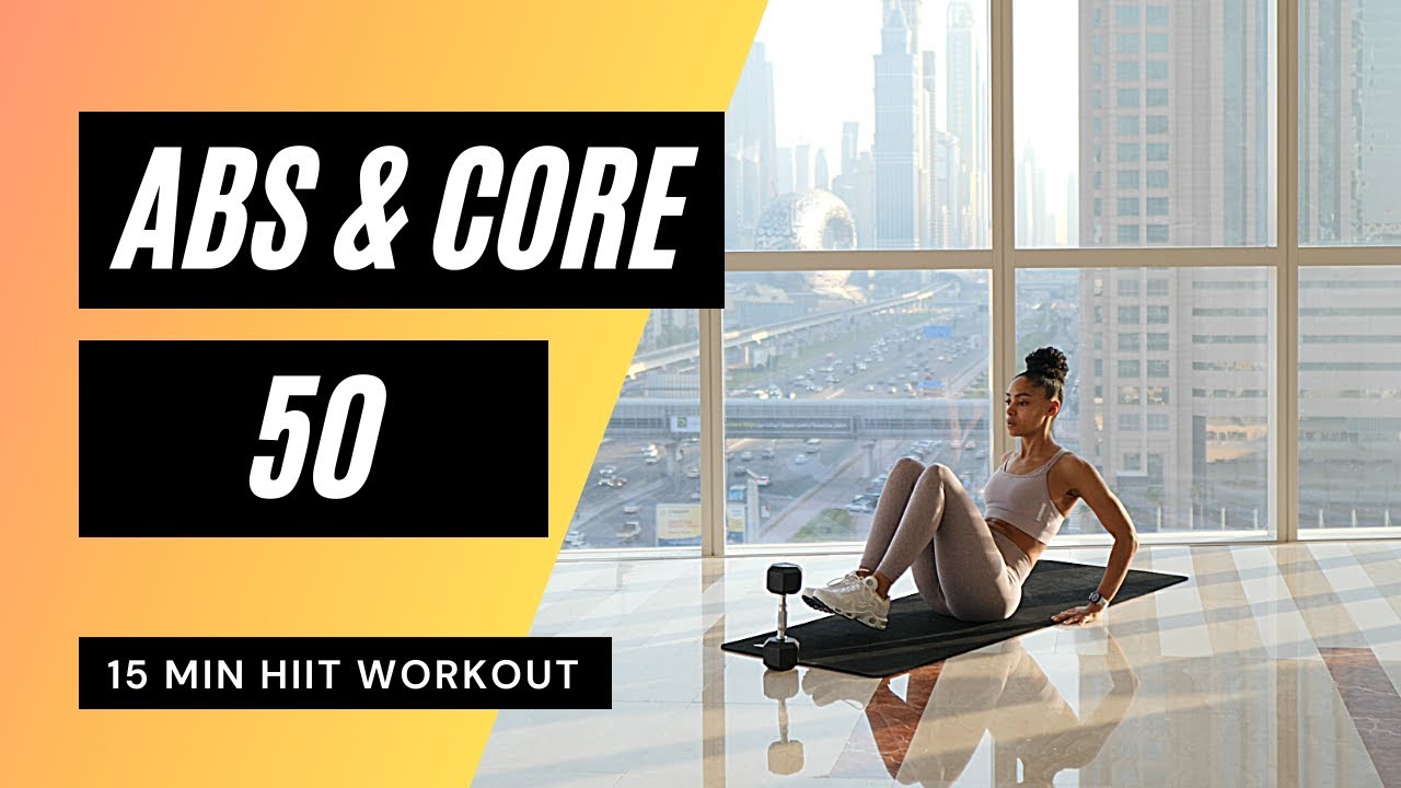 15 MIN AT HOME ABS WORKOUT | MrandMrsMuscle