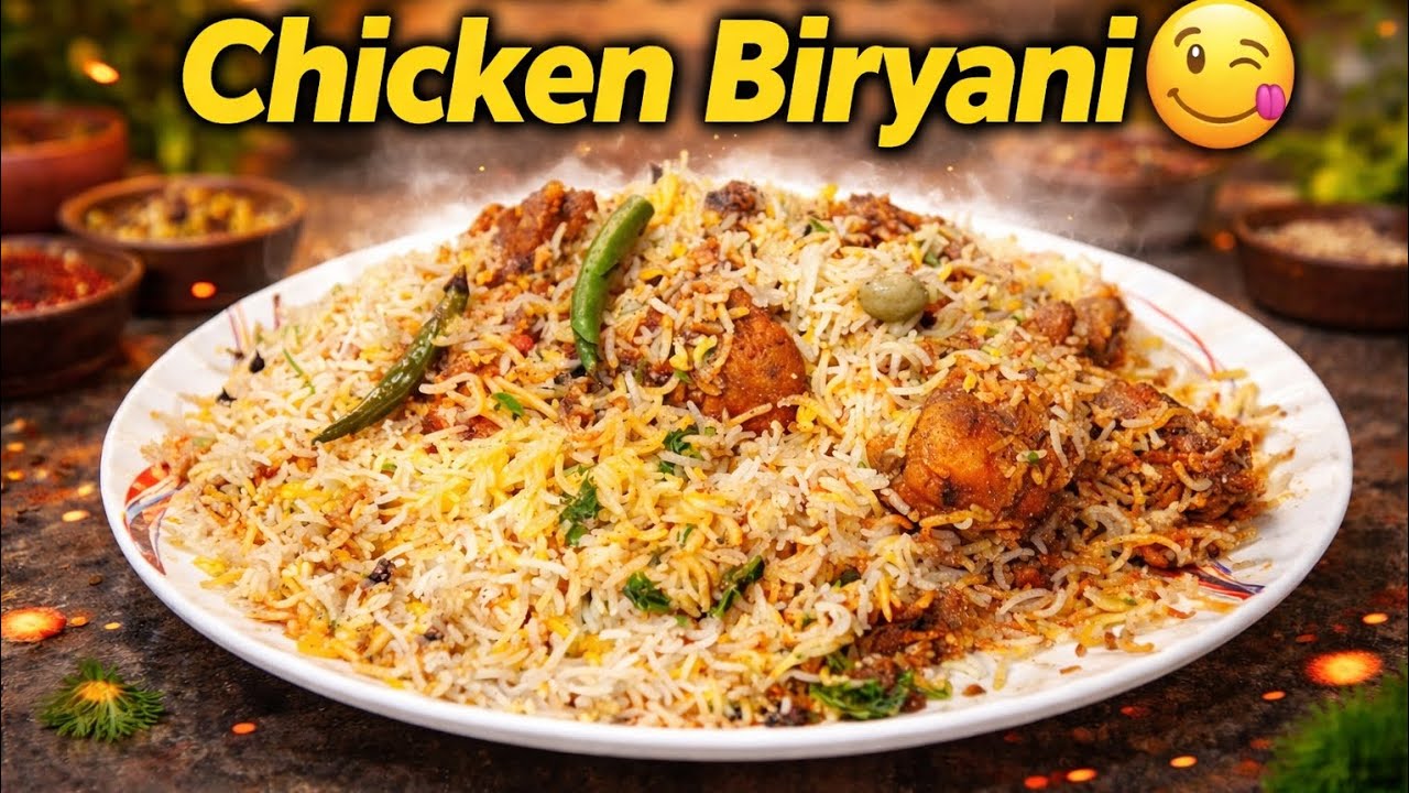 Smoky Chicken Tikka Biryani 🤍 Every grain full of flavour!