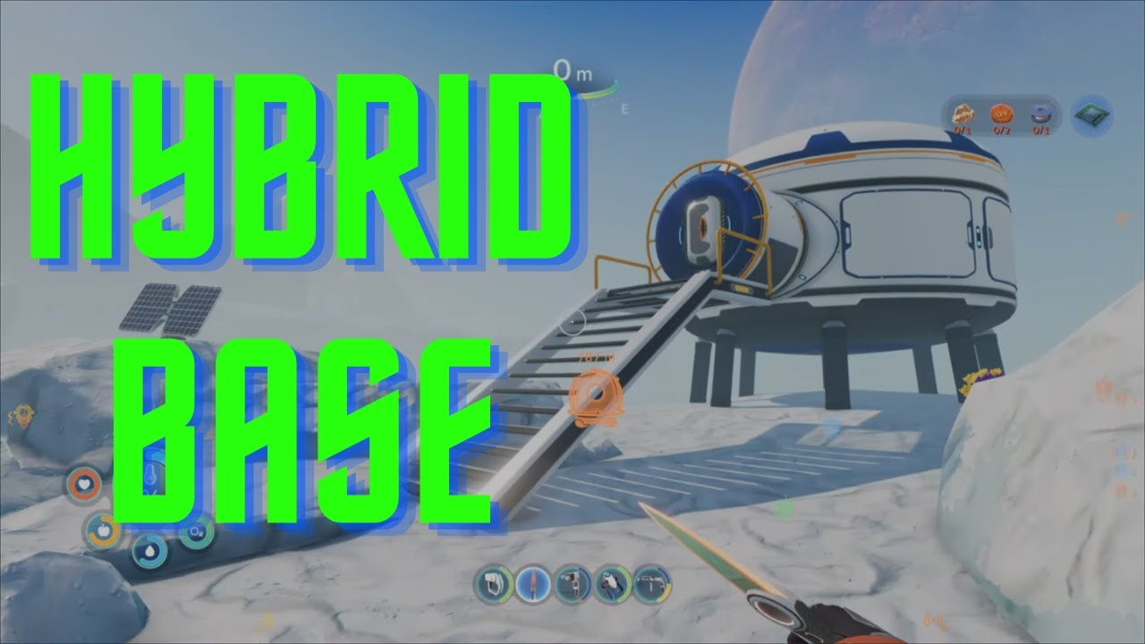 [4K] Subnautica: Below Zero — как построить гибридную наземно-морскую базу и соединить лестницы в...