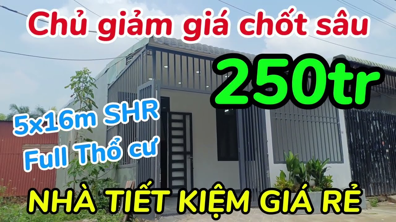 Bán nhà cấp 4 mới xây gần Đặng Công Bỉnh Hóc Môn đúng 405 triệu ở ngay | Tìm Nhà Hóc Môn 2026 SHR