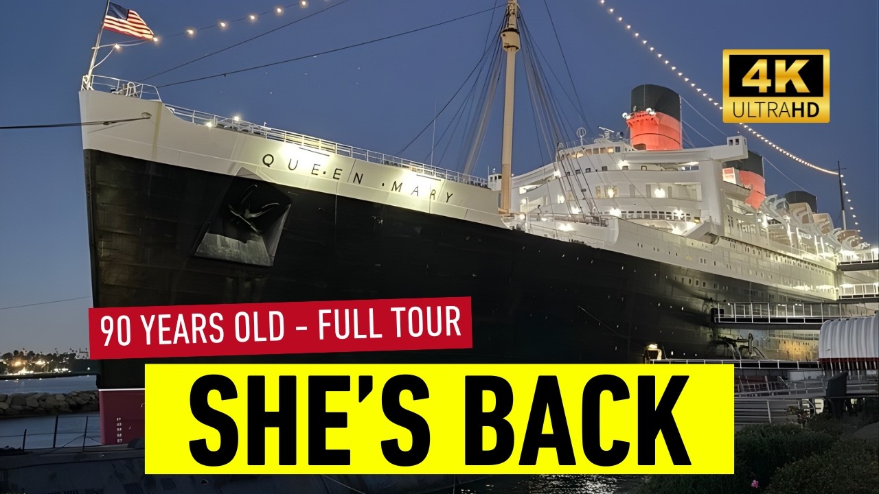 We Explored Every Deck of RMS Queen Mary: The ORIGINAL Ocean Liner is BACK!