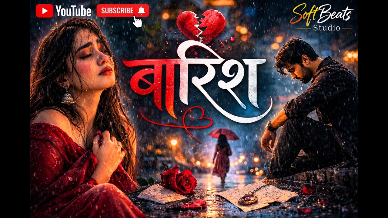 बारिश ❤️ | Sad Romantic Love Song 2026 | Heart Touching Rain Love Story | SoftBeats Studio