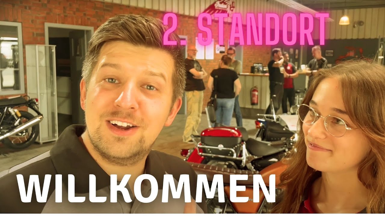 Er&ouml;ffnung des Bikerpoint Classic Store, das Modern Classic Paradies