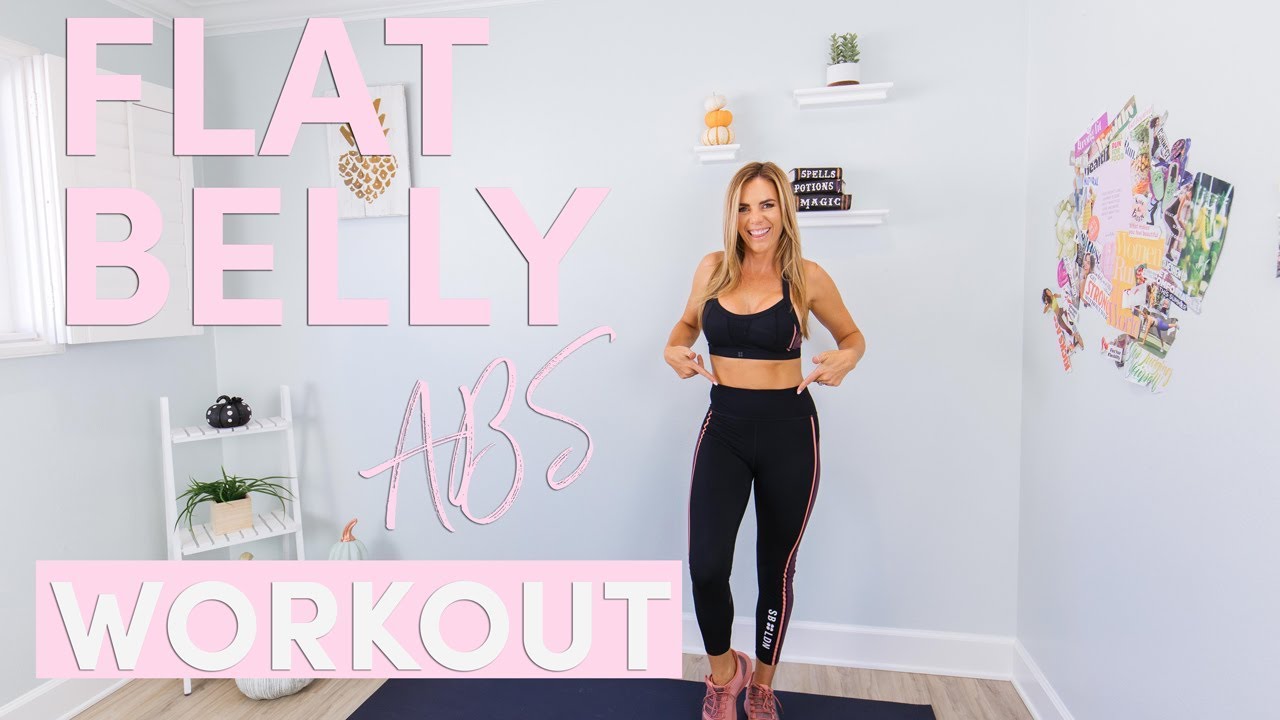 FLAT BELLY Abs Workout | At Home + No Equipment