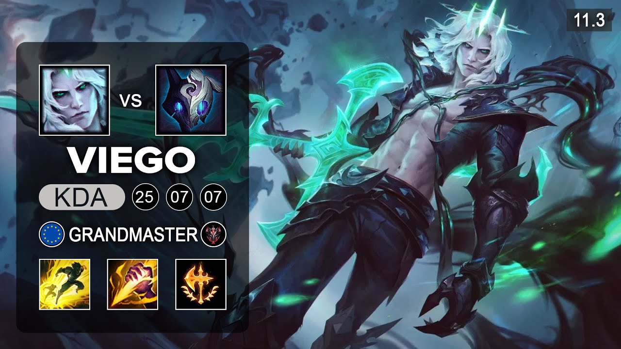 Viego Jungle vs Kindred - EUW Master Patch 11.3