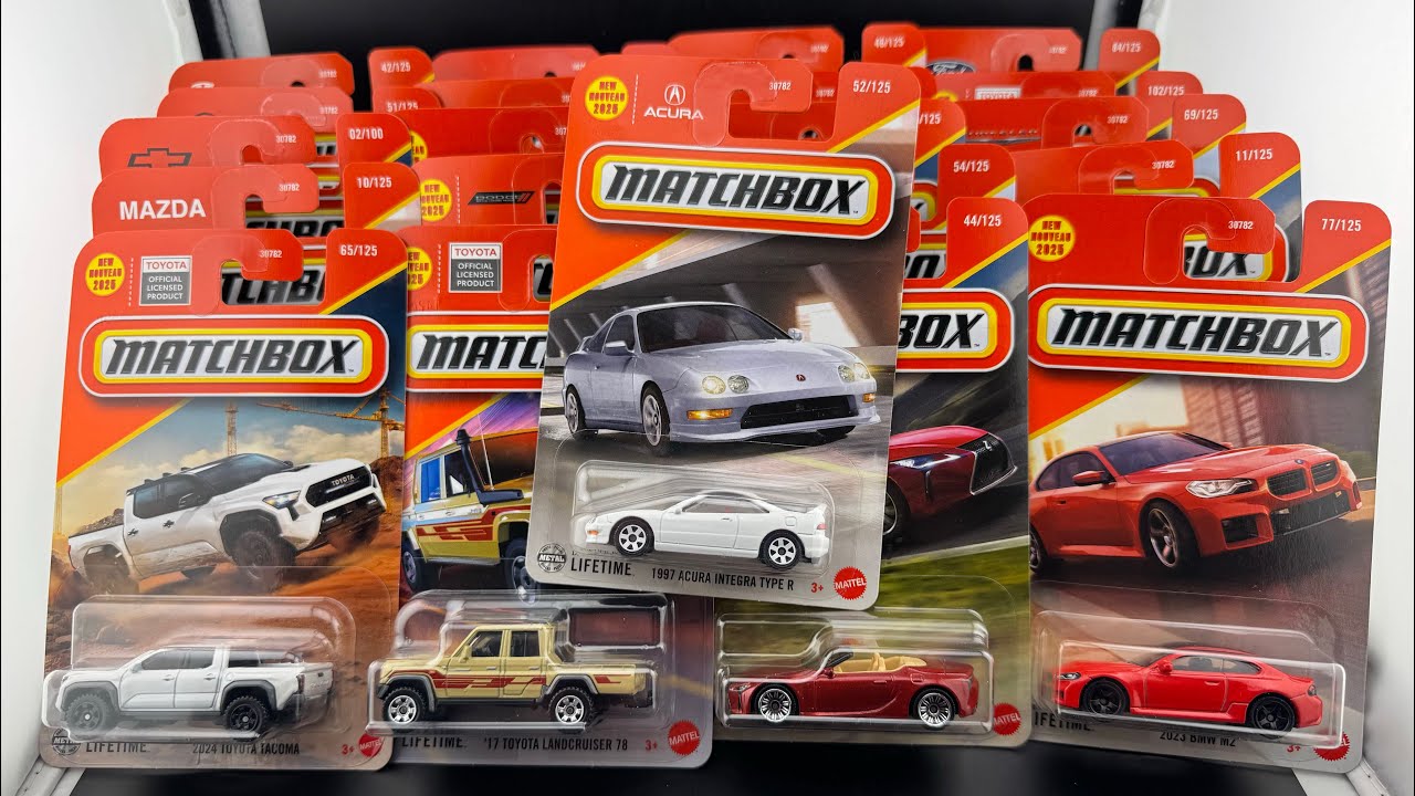 Opening a STACK of brand new Matchbox Cars