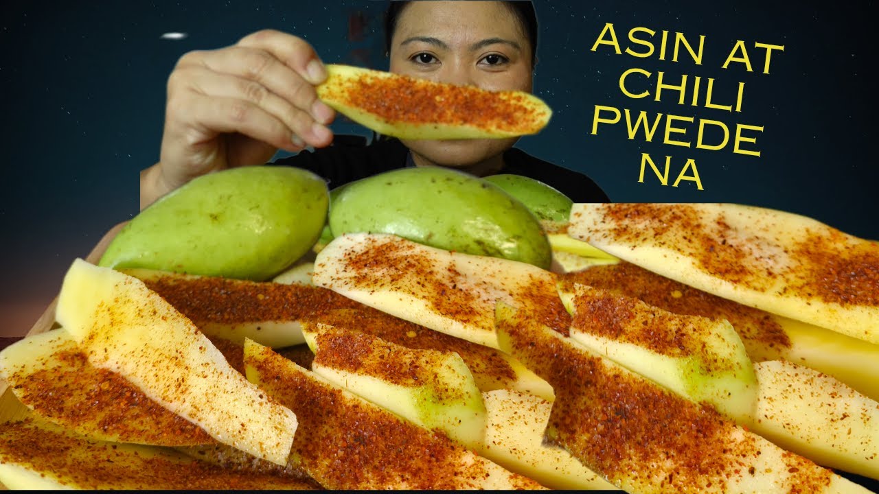 So Sour Mango SPICY 🔥🥭Salt With Chili Mukbang ASMR