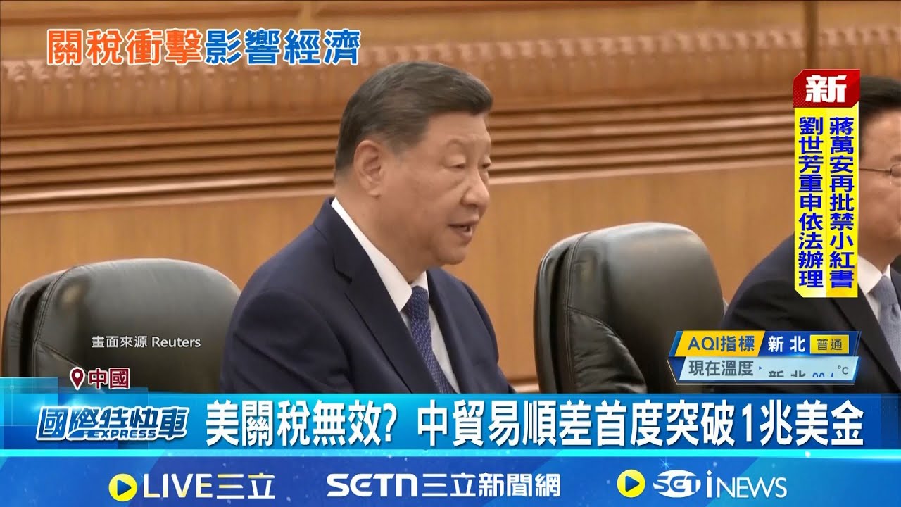 低價傾銷海嘯! 中貿易順差首破1兆美金 法總嗆中縮貿易逆差 否則將施加關稅｜三立新聞網 SETN.com