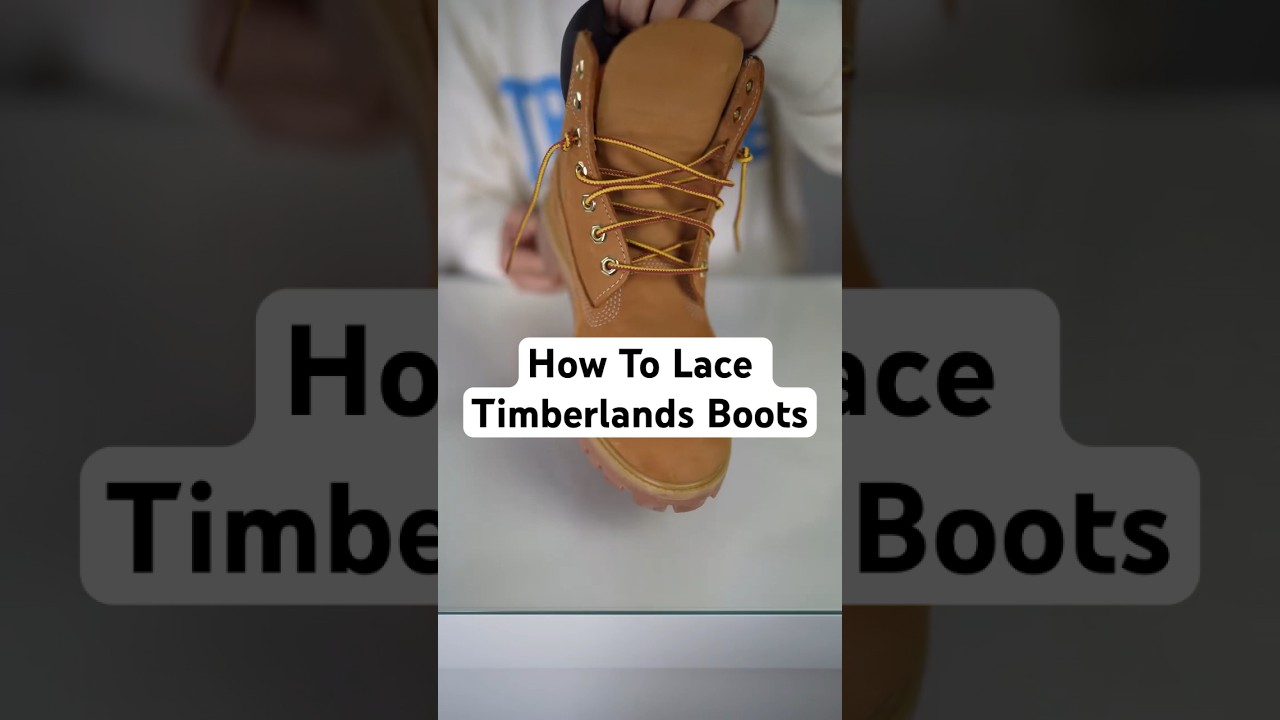 How to lace timberland boots #fashion #outfitideas #fashionstyle #mensfashion #classicstyle