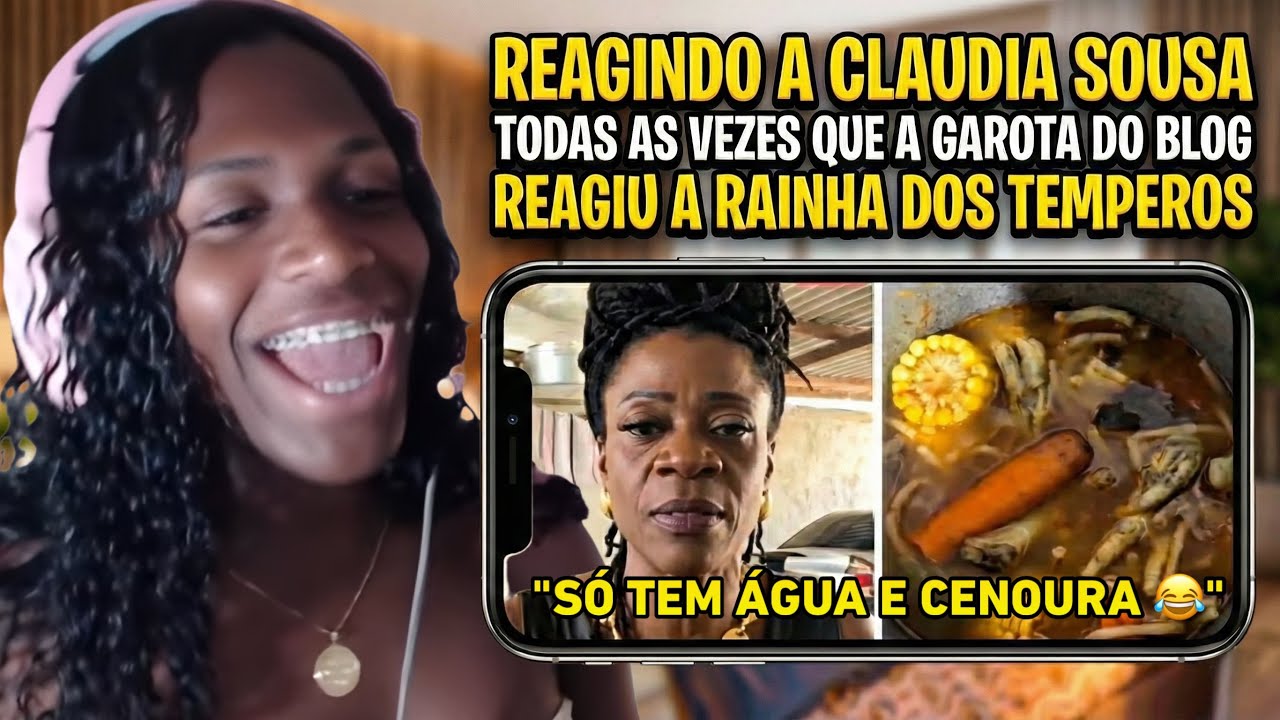 Nem DESCASCOU o ALHO?! 😭 | Garota do Blog reage a Claudia Sousa, a rainha dos temperos