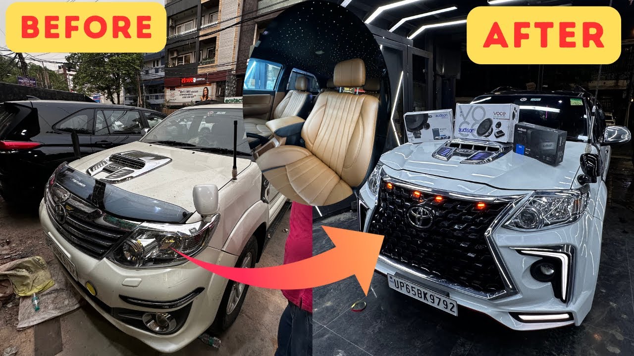 Toyota Fortuner 2025: Fortuner Type 2 में लगायी Lexus Styled Bodykits 👾 | Old Fortuner Modified 2025