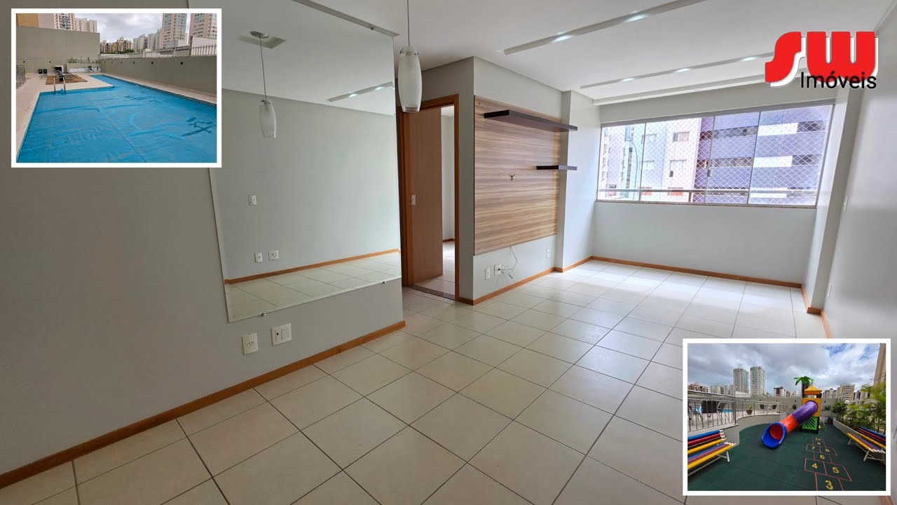 2Qtos(Suíte)66m² Lazer completo Vaga Coberta Residencial Mondrian -Águas Claras - DF - R$568.000,00