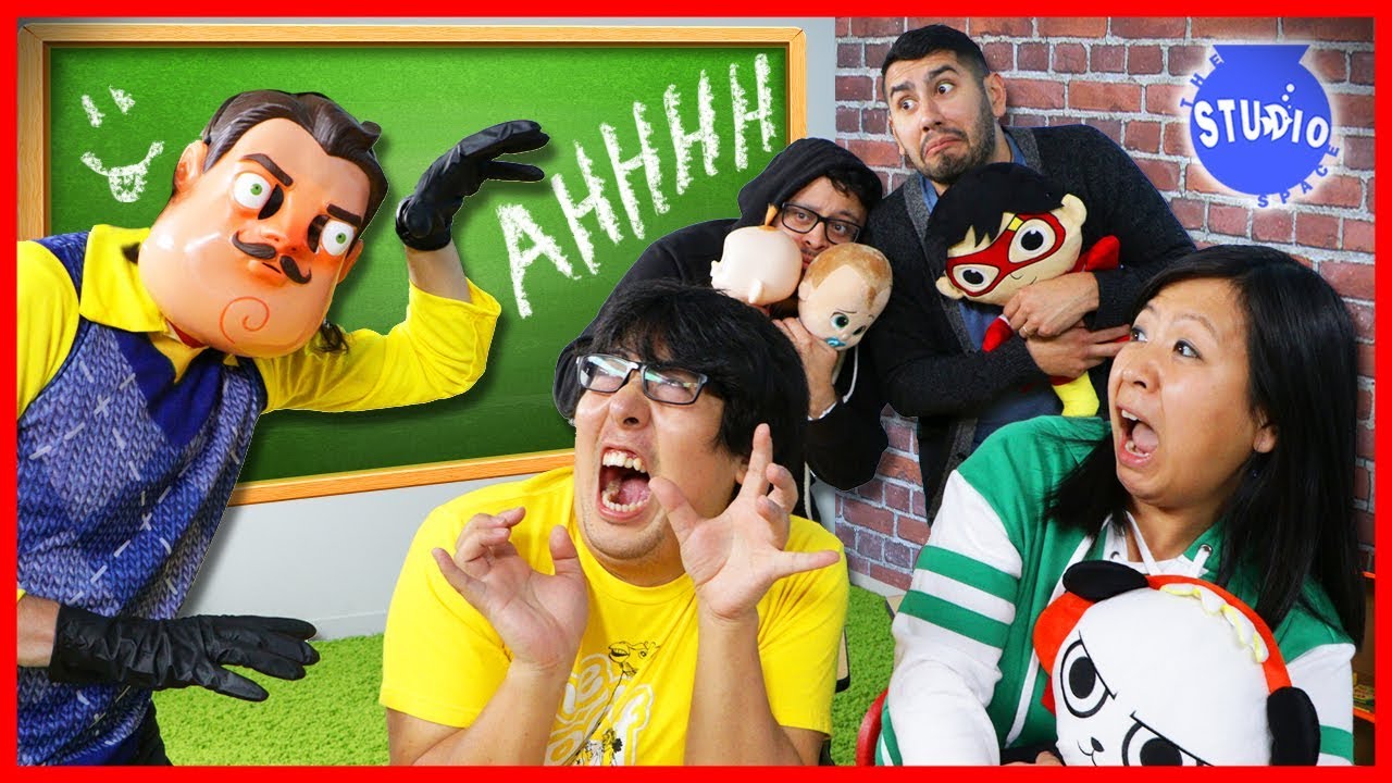 HELLO NEIGHBOR IS BACK IN REAL LIFE! Scary Neighbor Toy Hunt !