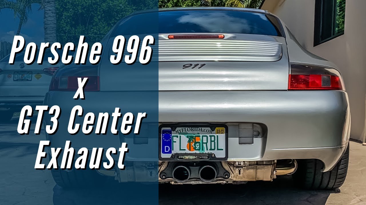 Porsche 996 with GT3 Exhaust
