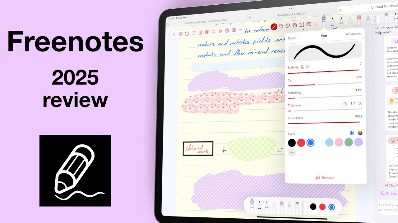 Freenotes for note-taking on the iPad (2025 review)