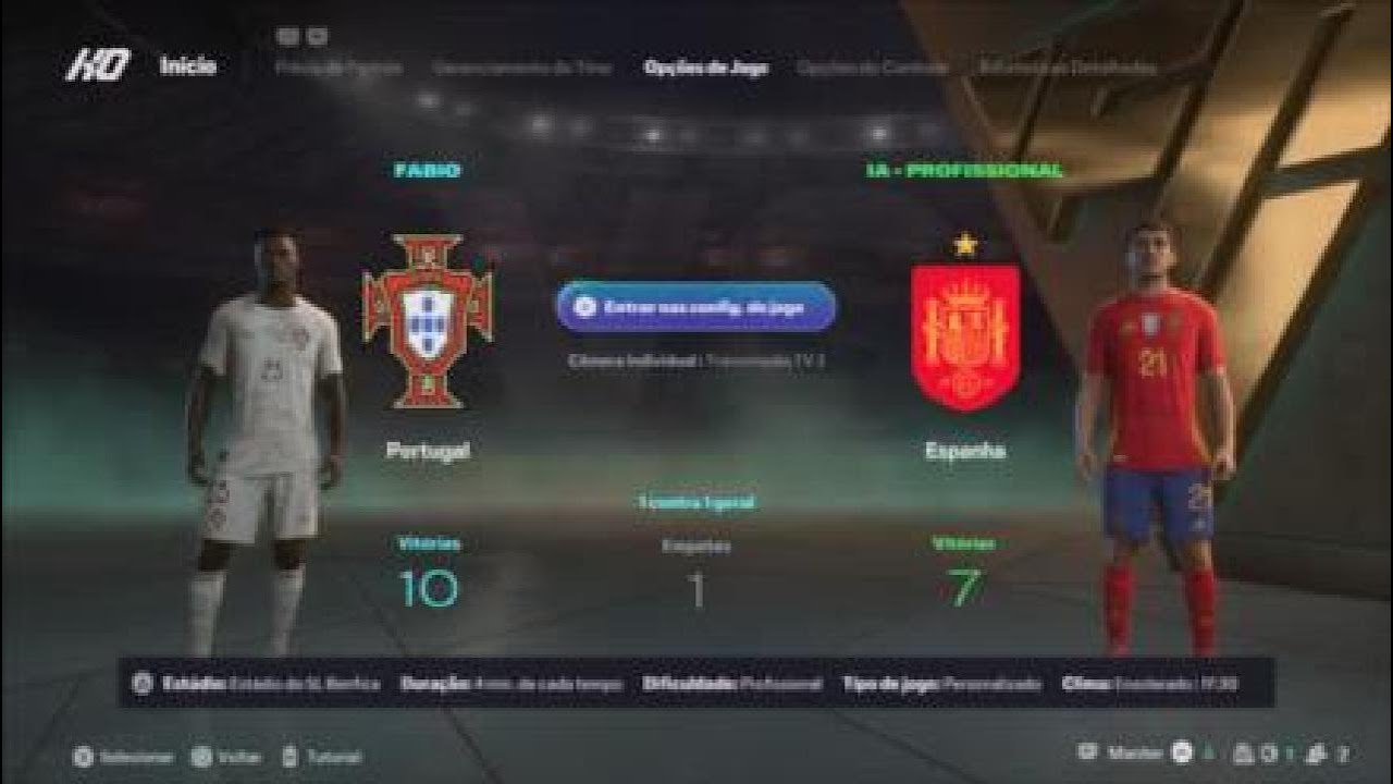 Espanha x Portugal Fc26