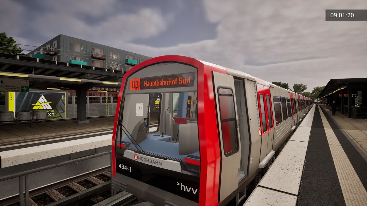 SubwaySim Hamburg | Die erste fahrt in Hamburg mit der DT5 | Gameplay